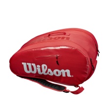 Wilson Racketbag Padel Super Tour Bag (2 Hauptfächer) rot